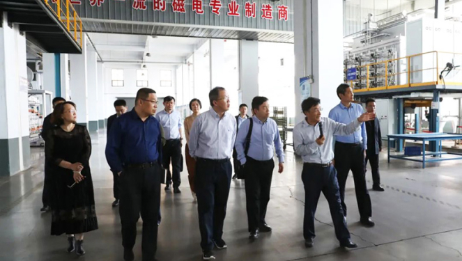 科技部高技术研究发展中心到山东杏彩网站体育
科技集团考察指导